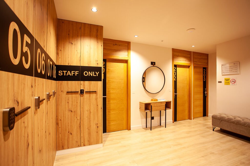 Hotel moderno en Santiago