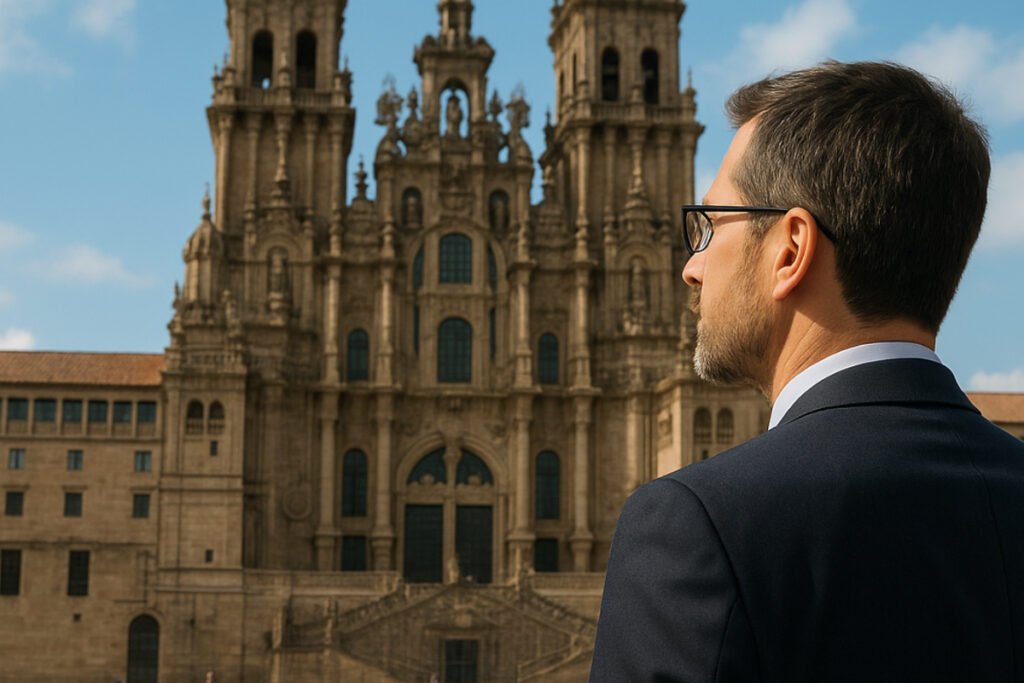 Ver Santiago de Compostela en medio día